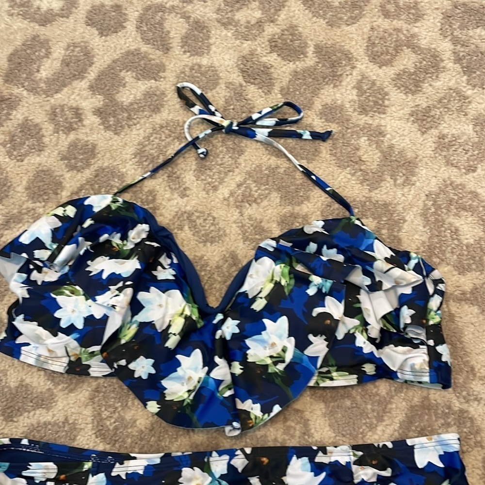 Nicole Miller Bikini Floral XL - Picture 3 of 8